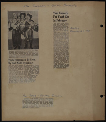The Junior League of Fort Worth Scrapbook, 1962-1963, Page 10