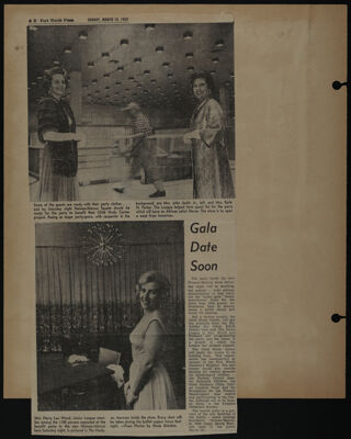 The Junior League of Fort Worth Scrapbook, 1962-1963, Page 14