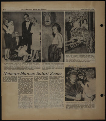 The Junior League of Fort Worth Scrapbook, 1962-1963, Page 16