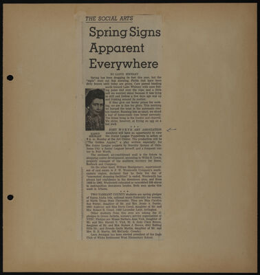 The Junior League of Fort Worth Scrapbook, 1963-1964, Page 5