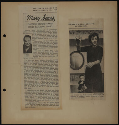 The Junior League of Fort Worth Scrapbook, 1963-1964, Page 8