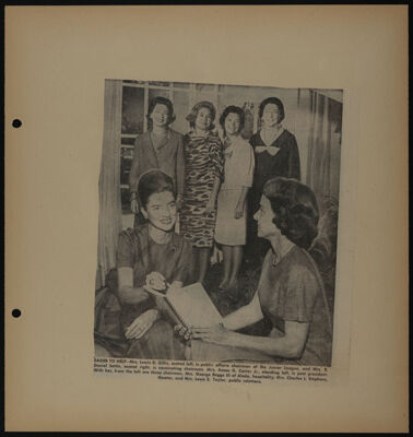 The Junior League of Fort Worth Scrapbook, 1963-1964, Page 11