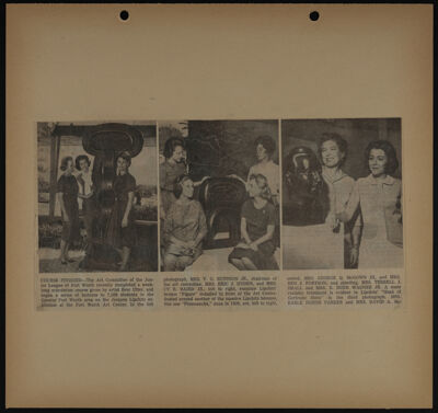 The Junior League of Fort Worth Scrapbook, 1963-1964, Page 13