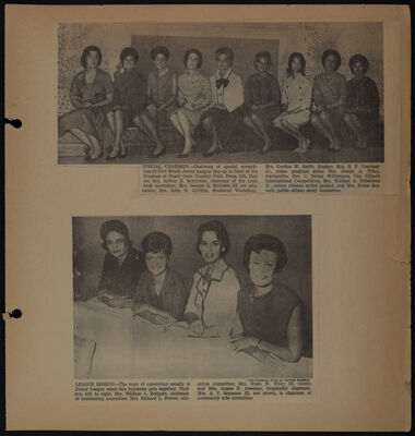 The Junior League of Fort Worth Scrapbook, 1965-1966, Page 3