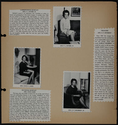 The Junior League of Fort Worth Scrapbook, 1965-1966, Page 7