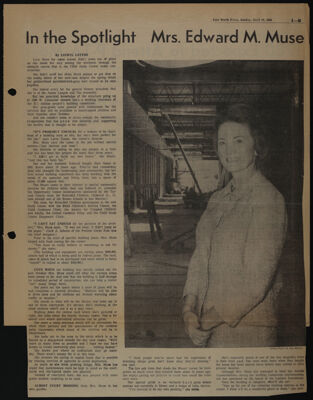 The Junior League of Fort Worth Scrapbook, 1965-1966, Page 12