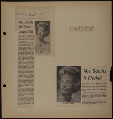 The Junior League of Fort Worth Scrapbook, 1965-1966, Page 15