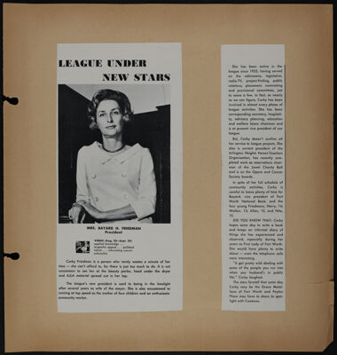 The Junior League of Fort Worth Scrapbook, 1966-1967, Page 3