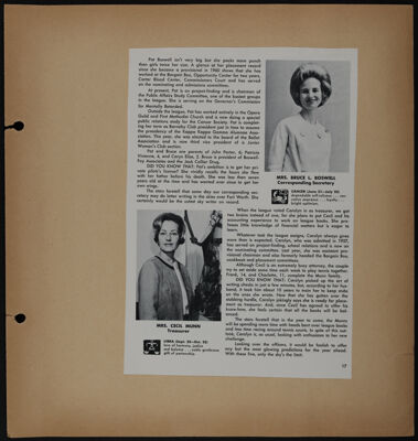 The Junior League of Fort Worth Scrapbook, 1966-1967, Page 5