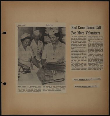 The Junior League of Fort Worth Scrapbook, 1966-1967, Page 8