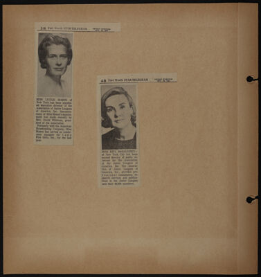 The Junior League of Fort Worth Scrapbook, 1966-1967, Page 11