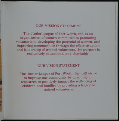 The Junior League of Fort Worth Photo Book, 2013-2014, Page 3
