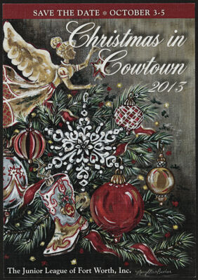 Christmas in Cowtown Save the Date Brochure, 2013