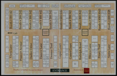 Christmas in Cowtown Holiday Gift Market Map, 2017