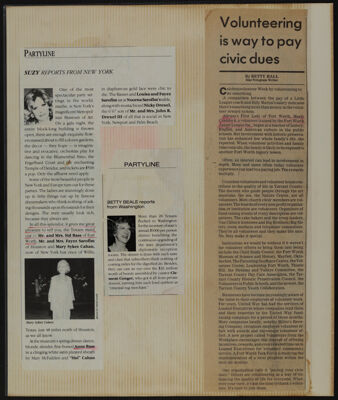 The Junior League of Fort Worth Scrapbook, 1982-1983, Page 4