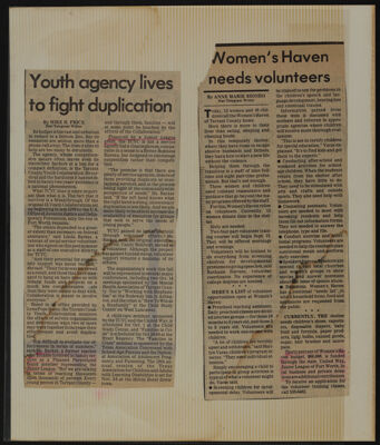 The Junior League of Fort Worth Scrapbook, 1982-1983, Page 7
