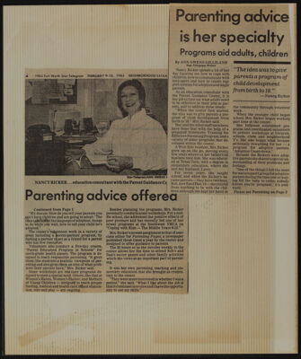 The Junior League of Fort Worth Scrapbook, 1982-1983, Page 16