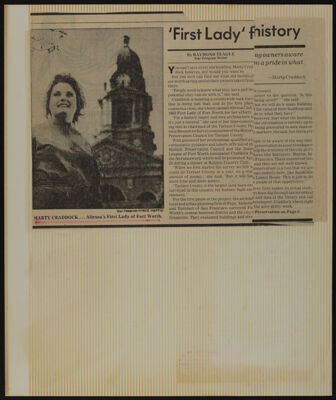 The Junior League of Fort Worth Scrapbook, 1982-1983, Page 17