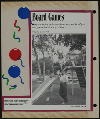 The Junior League of Fort Worth Scrapbook, 1989-1990, Page 2