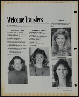 The Junior League of Fort Worth Scrapbook, 1989-1990, Page 38