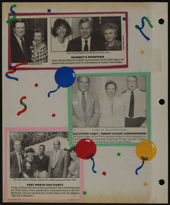 The Junior League of Fort Worth Scrapbook, 1989-1990, Page 40