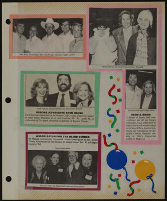 The Junior League of Fort Worth Scrapbook, 1989-1990, Page 45