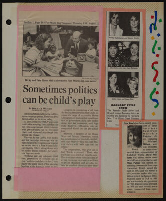 The Junior League of Fort Worth Scrapbook, 1989-1990, Page 53