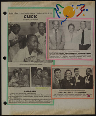 The Junior League of Fort Worth Scrapbook, 1989-1990, Page 67