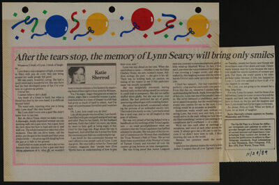 The Junior League of Fort Worth Scrapbook, 1989-1990, Page 75