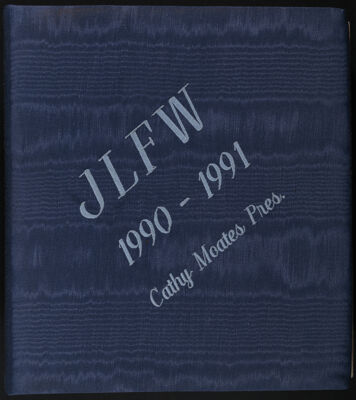 The Junior League of Fort Worth Scrapbook, 1990-1991, Front Cover