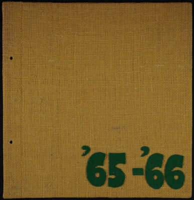 The Junior League of Fort Worth Scrapbook, 1965-1966, Front Cover