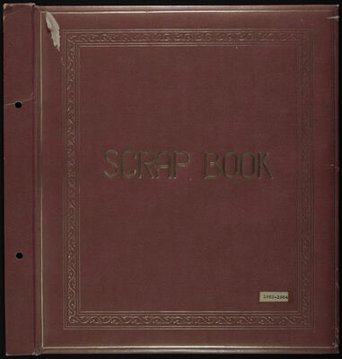 The Junior League of Fort Worth Scrapbook, 1963-1964, Front Cover