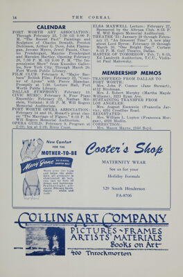 Membership Memos, February 1951