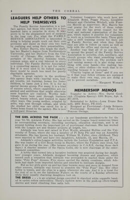 Membership Memos, April 1951