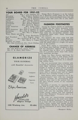 Fashion Footnotes, April 1951
