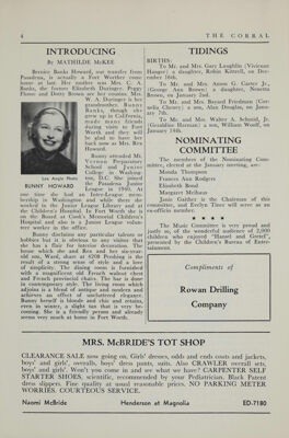 Nominating Committee, February 1954