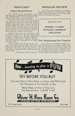 Deadline, November 1956