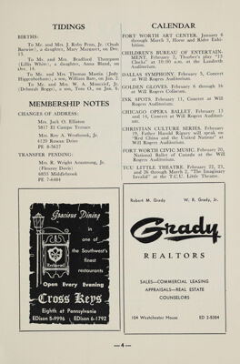Membership Notes, February 1957