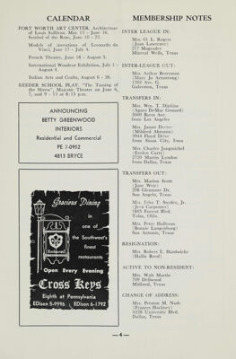 Membership Notes, June 1957