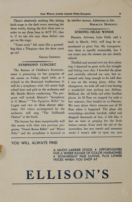 Ellison's Advertisement, April 1942