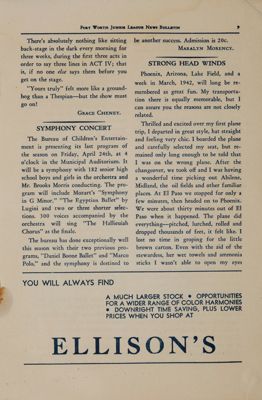 Ellison's Advertisement, April 1942