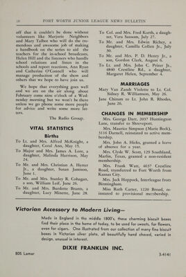 Dixie Franklin, Inc. Advertisement, October 1945