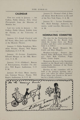 Nominating Committee, January 1949