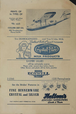 Collins Art Co. Advertisement, April 1942