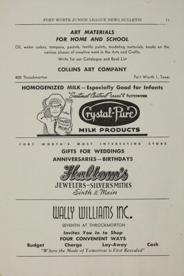 Collins Art Company Advertisement, October 1945