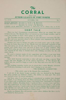 Notice of Meetings, November 1948