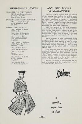 Membership Notes, April 1955