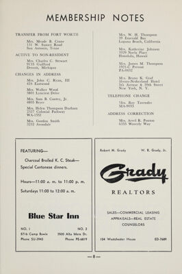 Membership Notes, June 1955