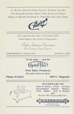 Cheney's Advertisement, February 1939