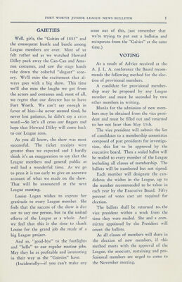 Voting, November 1939